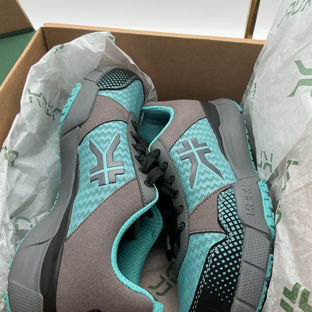 NWT KURU QUANTUM Gray and Teal Sneakers SIZE 8.5 Wide‎ - Picture 3 of 8